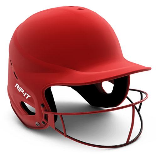 Rip-It Vision Pro Softball Batting Helmet: Matte Finish