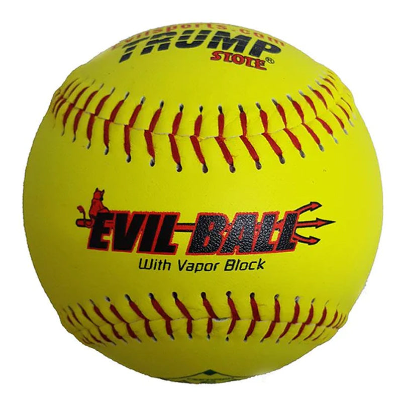 Evil Sports Trump 12 USA (ASA) Leather Softball .52-300 One Dozen:  1394793