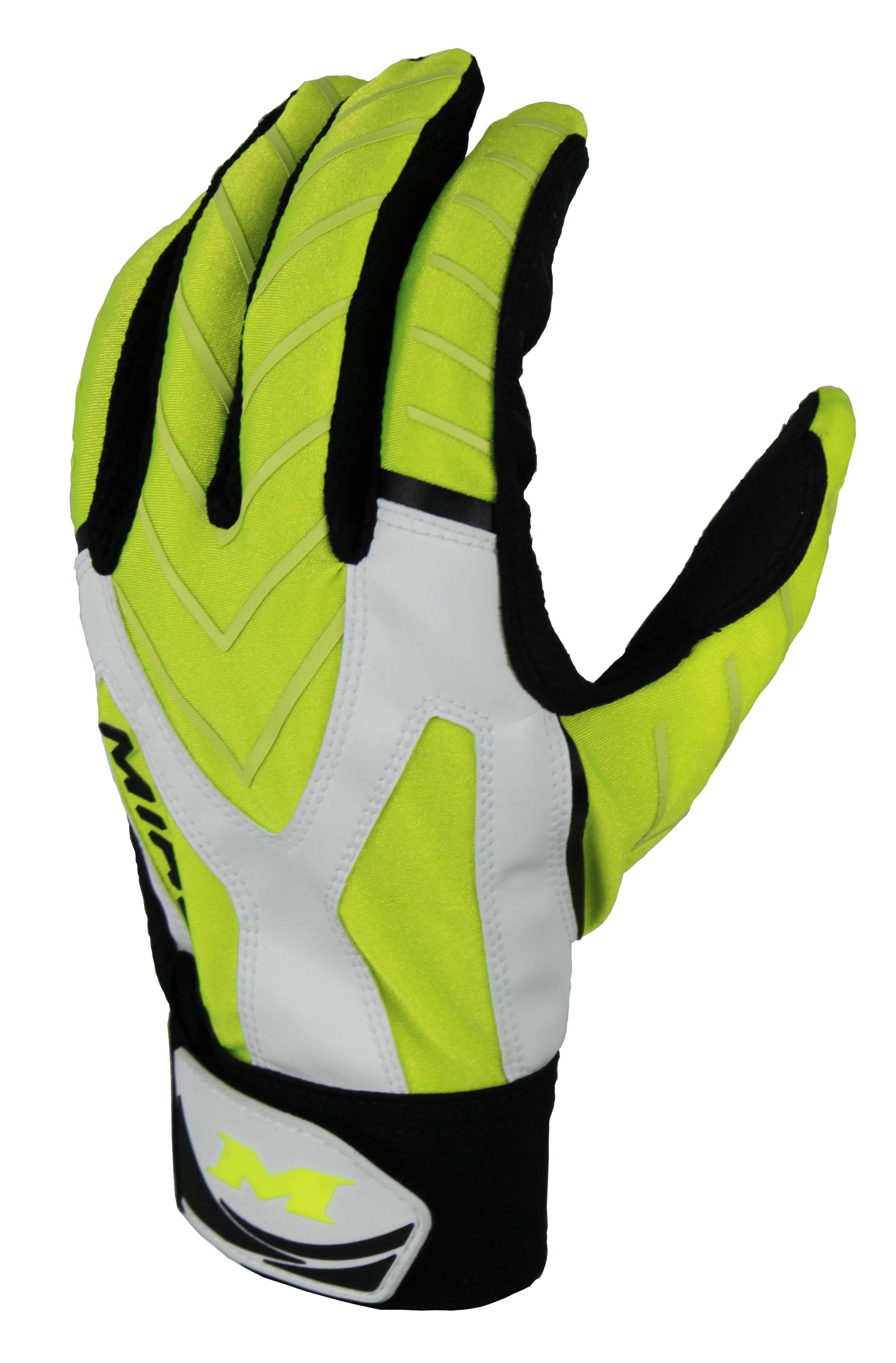 Miken Freak Batting Gloves: MFRKBG Optic Yellow