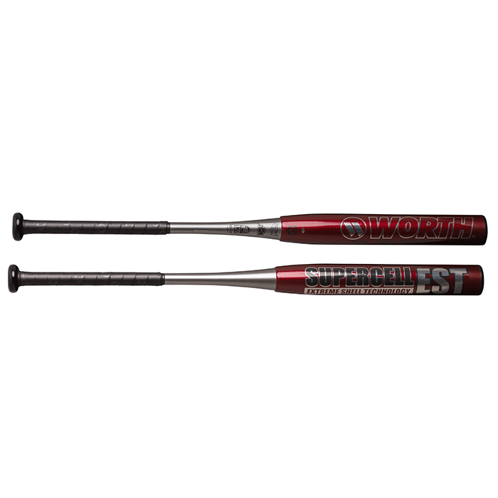 2023 Worth Supercell Red EST Alloy All Association Slowpitch Softball Bat: WSCRED