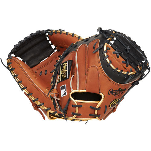 Rawlings ColorSync 8.0 Heart-of-the-Hide 34 Inch Baseball Catchers Mitt: PROYM4GBB - Wear on Left